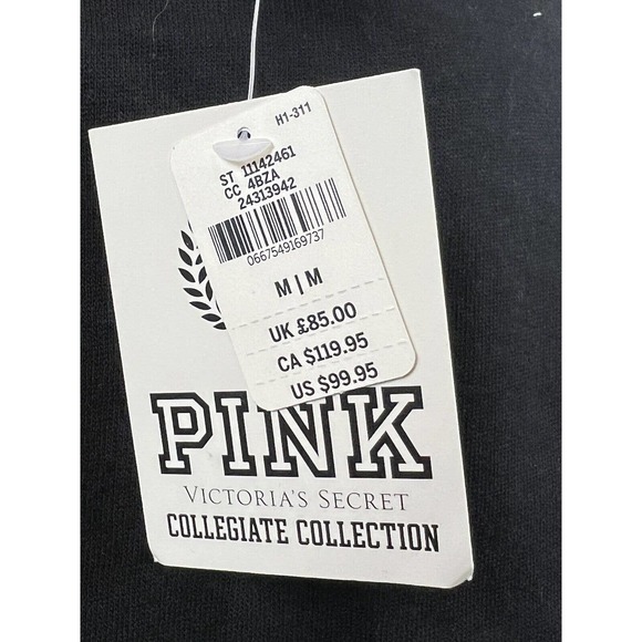 RARE VICTORIA SECRET PINK LIMITED EDITION BLING Sequin Huskers Sweatshirt M $99 - Picture 6 of 10